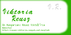 viktoria reusz business card
